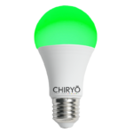 CHIRYO Light Therapy Calm Green 520nm E27 bulb lightbulb, Healthy Lighting for natural headache and migraine relief