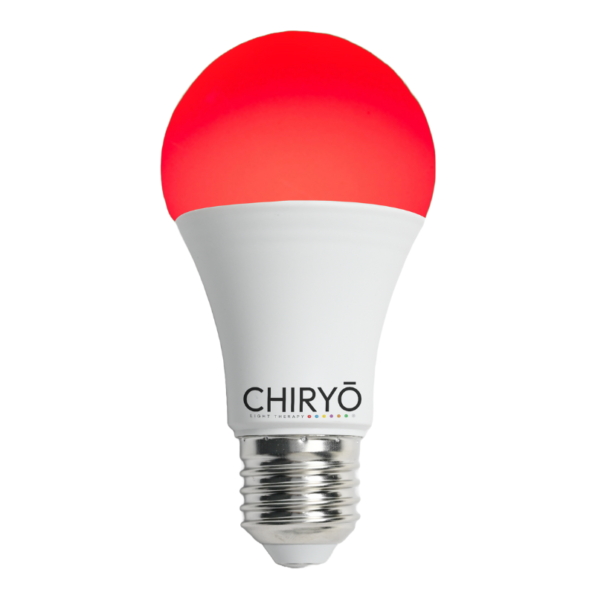 CHIRYO Light Therapy Peaceful Red 630nm E27 lightbulb Healthy Lighting 100 percent no blue light