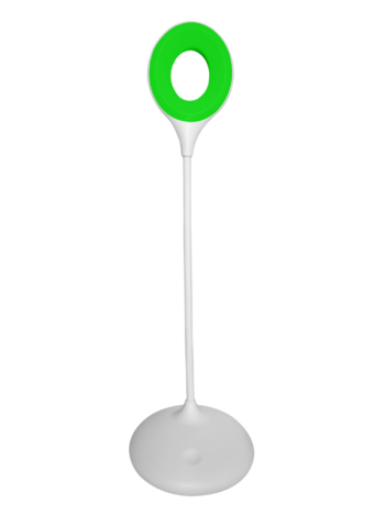 CHIRYO Light Therapy calm green premium healthy lamp 520nm green Battery powered Lamp White gooseneck