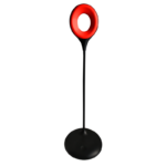 CHIRYO Light Therapy peaceful red 630nm - premium healthy lamp Battery powered Lamp black gooseneck