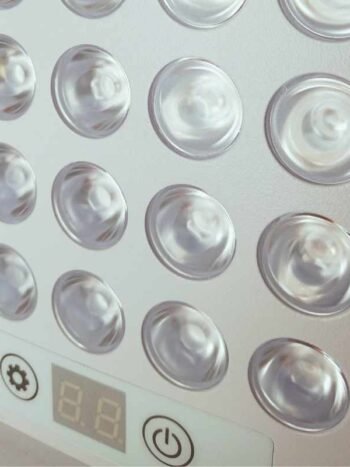 7in1 Blue Light Therapy Panel – 415nm + 453nm Acne Psoriasis Eczema Vitiligo bacteria redness rosacea profile of white panel