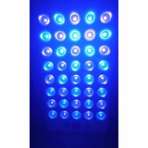 Ointments and Skincare: How to Maximise the Benefits of LED Light Therapy 3 7in1 Blue Light Therapy Panel – 415nm + 453nm Acne Psoriasis Eczema Vitiligo bacteria redness rosacea profile of white panel switched on