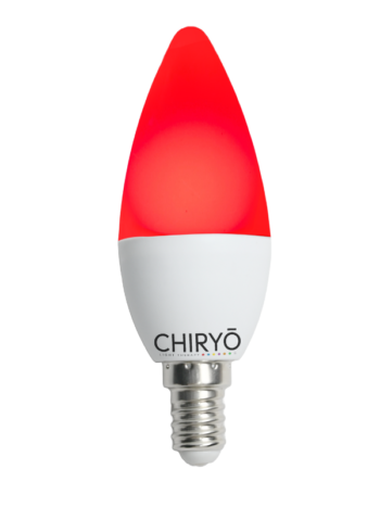 CHIRYO-Light-Therapy-peaceful-red-630nm-Healthy-e14-candle-Light-bulb-100-percent-No-Blue-Light