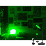 CALM GREEN LAMP 520NM BEST FOR HEADACHES AND MIGRAINES RECHARGEABLE BATTERY POWERED LAMP DIMMING GOOSENECK