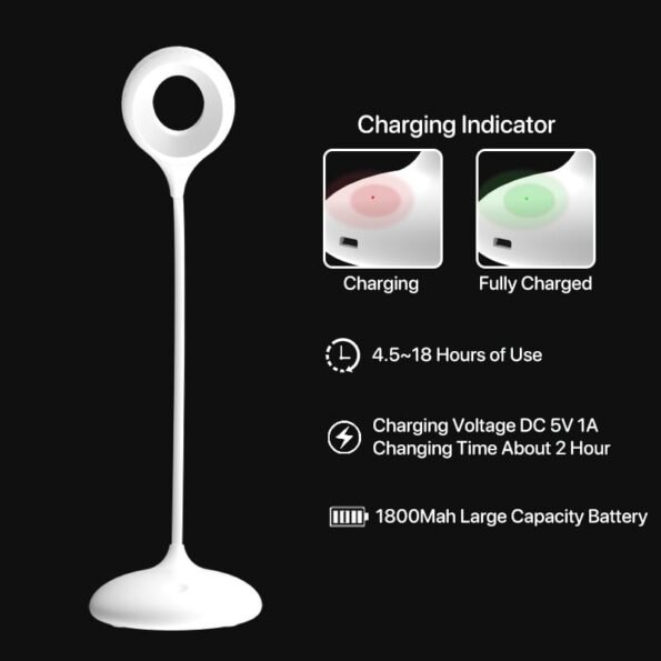 CHIRYO Light Therapy x3 Intensity Battery Powered Green 520nm Lamp Touch Operation White