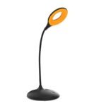 CHIRYO Light Therapy full spectrum peaceful red 630nm – sunset amber premium healthy lamp 600nm and coo white 4000k Battery powered Lamp black gooseneck