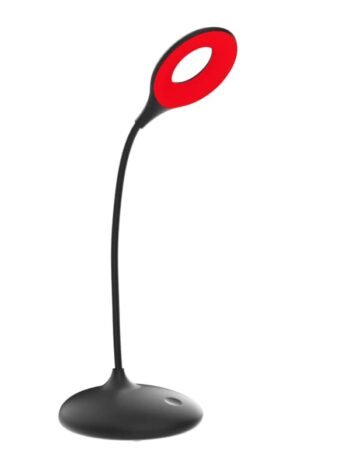 CHIRYO Light Therapy peaceful red 630nm - premium healthy lamp Battery powered Lamp black gooseneck