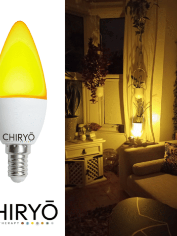 RELAX Sunset Amber E14 candle light bulb Blue Light Free 3W living room using amber candle bulb warm lighting healthy Lighting CHIRYO LIGHT THERAPY