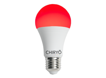 CHIRYO Light Therapy Peaceful Red 630nm E27 lightbulb Healthy Lighting 100 percent no blue light