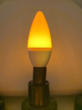 CHIRYO-Light-Therapy-SUNSET-Amber-600nm-Healthy-e14-candle-Light-bulb-100-No-Blue-Light-