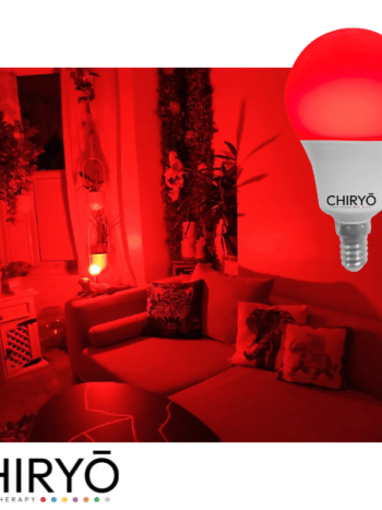 SLEEP Red Light Bulb E14 light bulb Blue Light Free Lighting UK living room using red light bulb CHIRYO LIGHT THERAPY