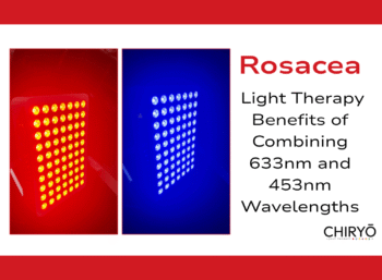 Understanding LED Light Therapy for Rosacea What Works light therapy benefits of combining red light 633nm and blue light 453nm
