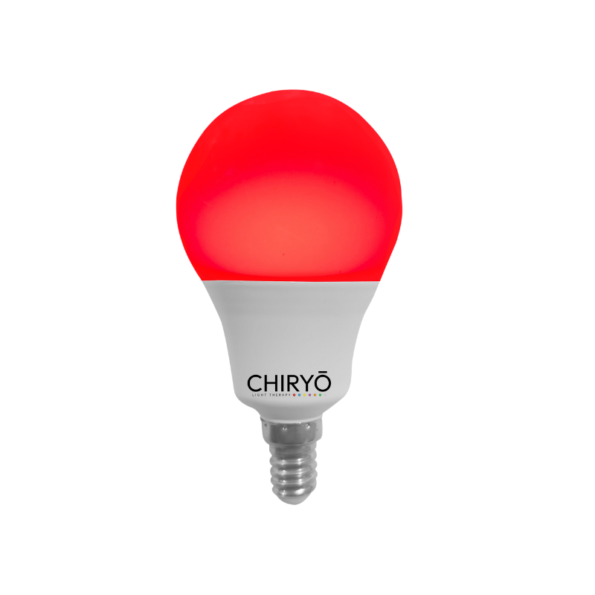 CHIRYO-Light-Therapy-peaceful-red-630nm-Healthy-Light-bulb-100-percent-No-Blue-Light-e14