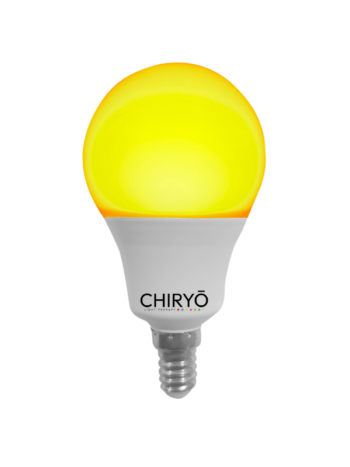 CHIRYO-Light-Therapy-SUNSET-Amber-600nm-Healthy-Light-bulb-100-percent-No-Blue-Light-e14