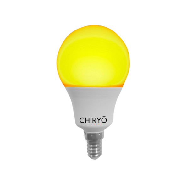 CHIRYO-Light-Therapy-SUNSET-Amber-600nm-Healthy-Light-bulb-100-percent-No-Blue-Light-e14