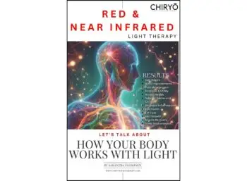 free 57 page front cover of e-book red and near-infrared light therapy - lets talk about how your body works with light