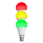 CHIRYO Light Therapy Healthy Lighting multi trio pack Peaceful Red 630n Sunset Amber 600n Calm Green 520nm BULB B22
