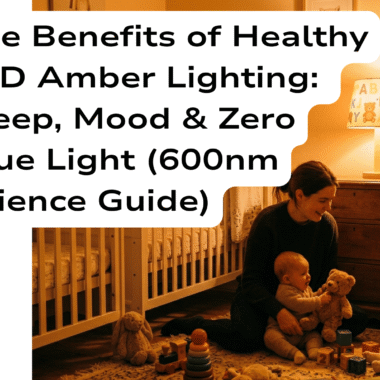 The Benefits of Healthy LED Amber Lighting: Sleep, Mood & Zero Blue Light (600nm Science Guide)