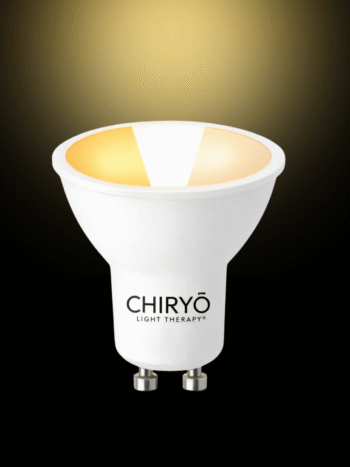 healthy-smart-gu10-bulb-dual-mode-amber-full-spectrum-warm-glow-dark-background-chiryo-light-therapy