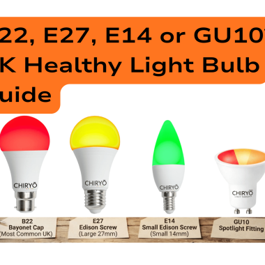 B22, E27, E14 or GU10? UK Healthy Light Bulb Fittings