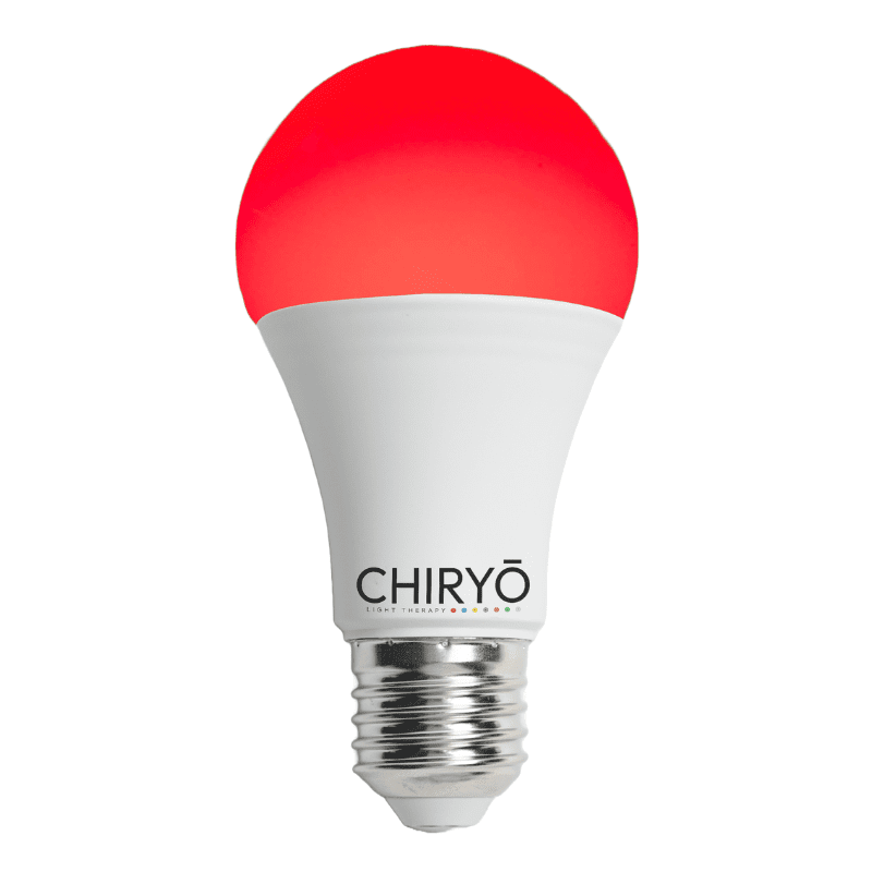 CHIRYO Light Therapy Peaceful Red 630nm E27 lightbulb Healthy Lighting 100 percent no blue light CHIRYO Light Therapy Peaceful Red 630nm E27 lightbulb Healthy Lighting 100 percent no blue light
