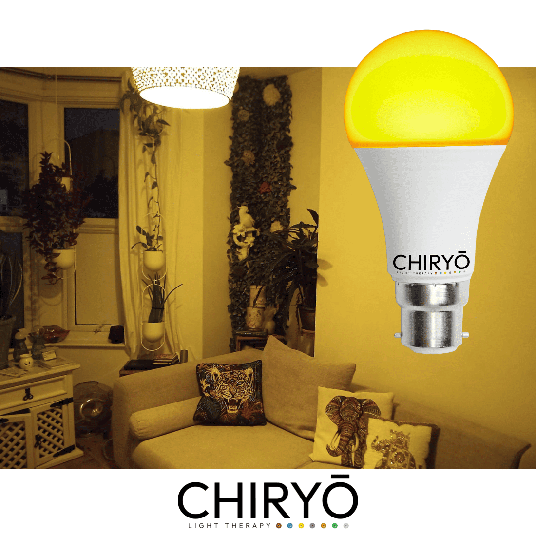 RELAX Sunset Amber B22 bayonet pin light bulb Blue Light Free sleep lighting 7W healthy Lighting CHIRYO LIGHT THERAPY