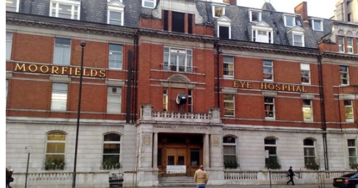 Moorfields Eye Hospital London Image credit osde8info, CC BY-SA 2.0 (source Flickr) Moorfields Eye Hospital London Image credit osde8info, CC BY-SA 2.0 (source Flickr)