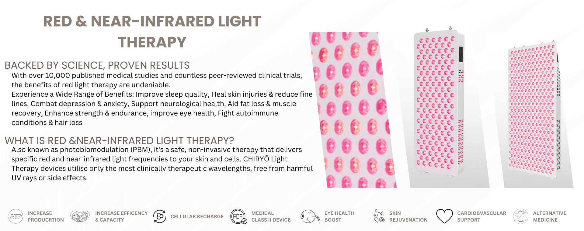 www.chiryolighttherapy.com Light Therapy Premium Top Banner