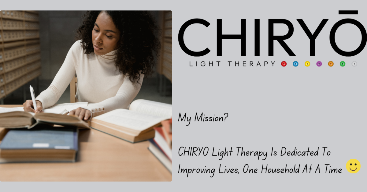 _LIGHT THERAPY What are the Benefits NEAR-INFRARED 1060NM ARTICLES BLOG Featured image (2) My mission CHIRYO Light Therapy is dedicated to improving lives, one household at a time