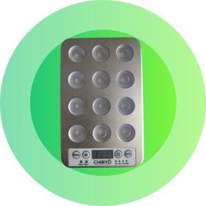 chiryo light therapy calmmotion green light benefits 520nm and 550nm pulse light intensity brightness dimming timer 3 modes