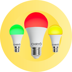 healthy lighting CHIRYO Light Therapy Calm Green 520nm, Sunset Amber 600nm, and Peaceful Red 630nm Healthy Lighting